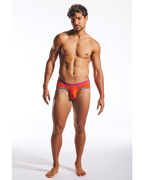 Cocksox Contour Pouch Sports Brief - Sunset Orange MD - Image 4