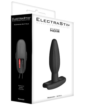 ElectraStim ElectraStim Accessory - Silicone Noir Rocker Butt Plug - Small