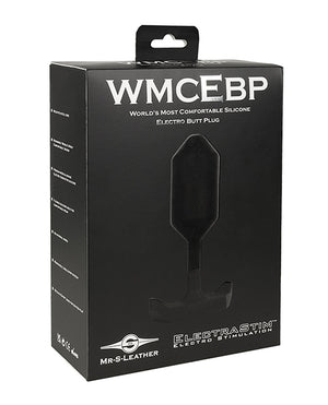 ElectraStim ElectraStim x Mr. S Leather - World's Most Comfortable Silicone Electro Butt Plug - Black