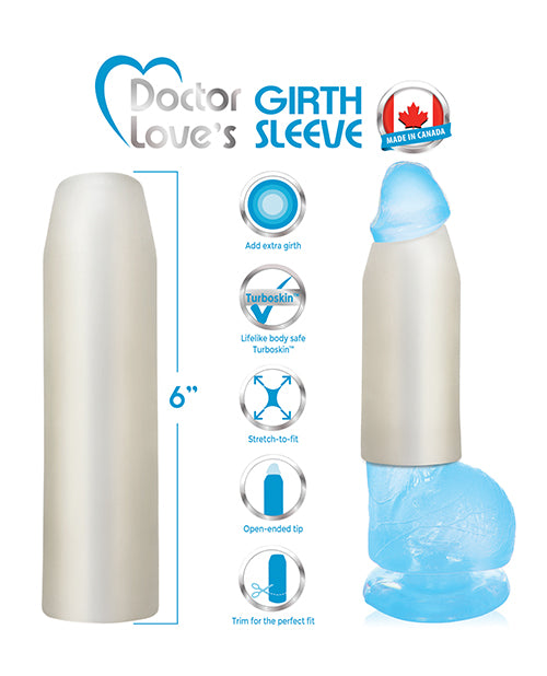 Doctor Love Doctor Love's 1.5" Girth Sleeve - Translucent