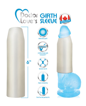 Doctor Love Doctor Love's 1.5" Girth Sleeve - Translucent