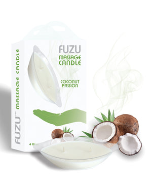 Fuzu Fuzu Massage Candle - 4 oz Coconut Passion - Image 3