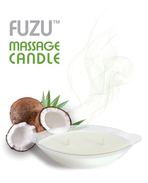 Fuzu Fuzu Massage Candle - 4 oz Coconut Passion
