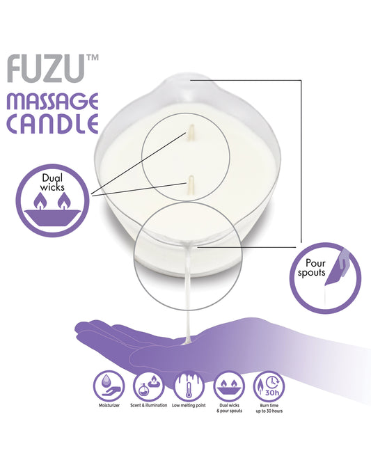 Fuzu Fuzu Massage Candle - 4 oz Lavender Mist