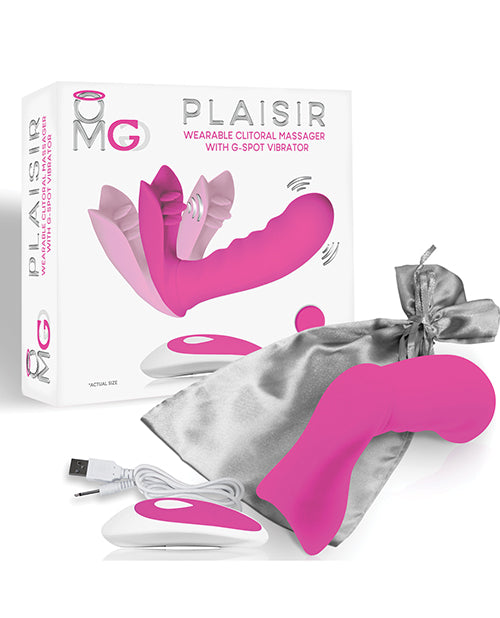 OMG - Deeva OMG Plaisir Wearable Clitoral Massager w/G-Spot Vibrator - Pink - Image 2