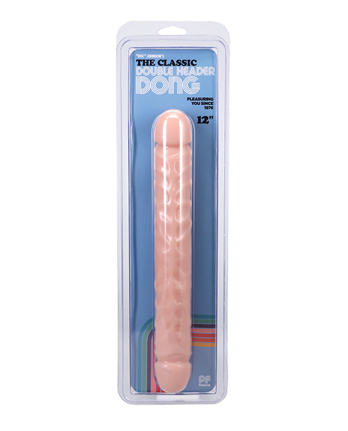 Doc Johnson 12" Jr. Double Header - White