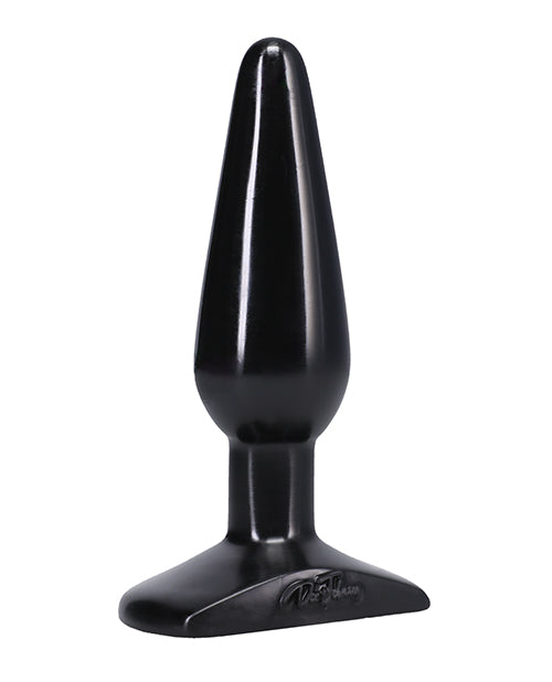 Doc Johnson Classic Butt Plug - Medium Black - Image 2