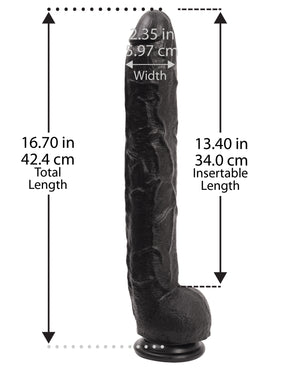 Doc Johnson Dick Rambone Cock - Black - Image 4