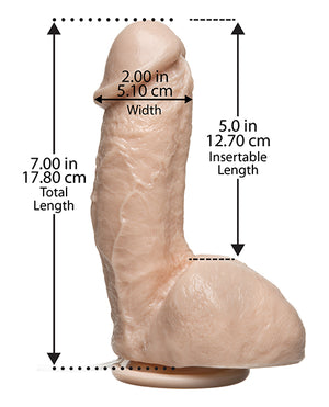 The Realistic Cock Squirting Realistic Cock w/Splooge Juice - Flesh