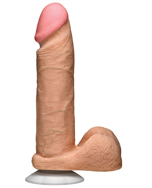UR3 Realistic 8" ULTRASKYN Cock w/Balls - White - Image 4