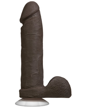 Realistic 8" ULTRASKYN Cock w/Balls - Brown - Image 2