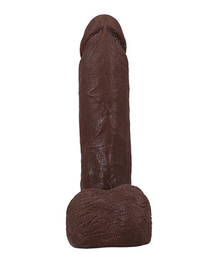 Realistic 8" ULTRASKYN Cock w/Balls - Brown - Image 4