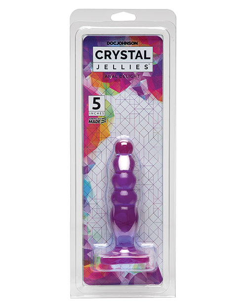 Crystal Jellies Crystal Jellies 5" Anal Delight - Purple