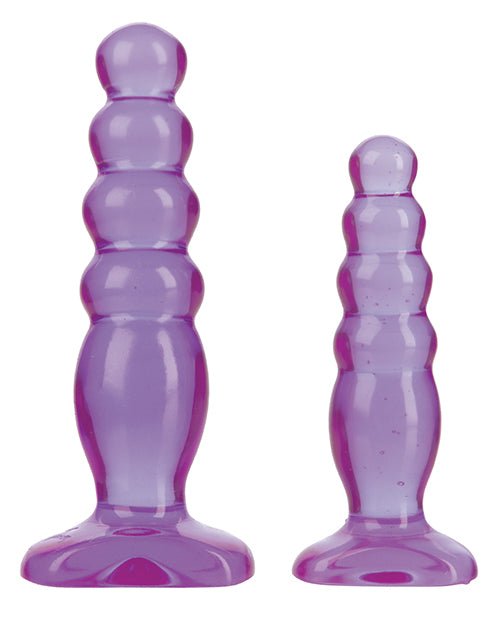 Crystal Jellies Crystal Jellies Anal Delight Trainer Kit - Purple