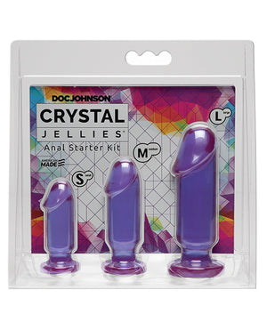 Crystal Jellies Crystal Jellies Anal Starter Kit - Purple