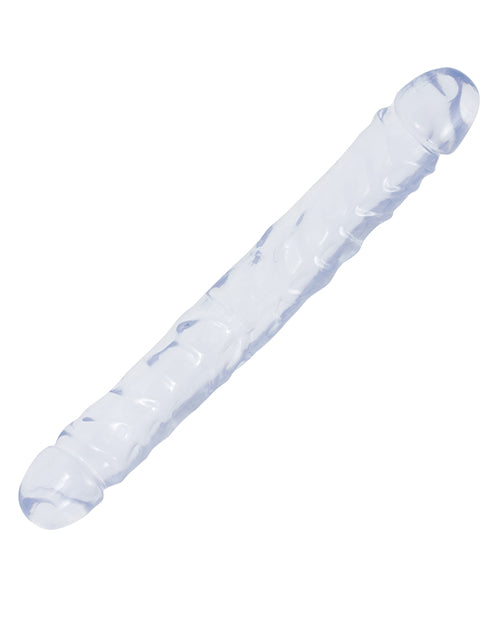 Crystal Jellies Crystal Jellies 12" Jr. Double Dong - Clear