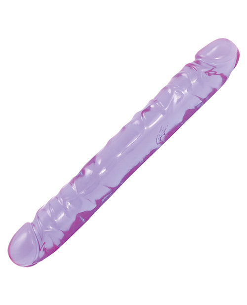 Crystal Jellies Crystal Jellies 12" Jr. Double Dong - Purple - Image 2