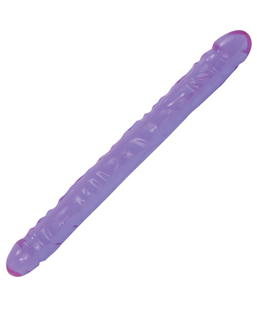 Crystal Jellies Crystal Jellies 18" Double Dong - Purple - Image 2