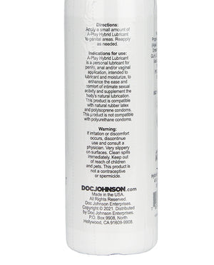 A-Play A Play Hybrid Anal Lubricant - 4 oz - Image 2