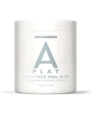 A-Play A Play Extra Thick Anal Glide w/Cushioning Oil based Formula - 4.5 oz
