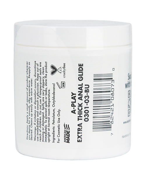 A-Play A Play Extra Thick Anal Glide w/Cushioning Oil based Formula - 4.5 oz - Image 2