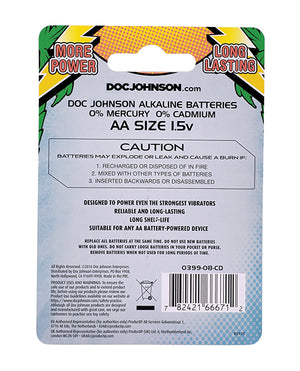 Doc Johnson Doc Johnson Alkaline Batteries - AA 4 Pack