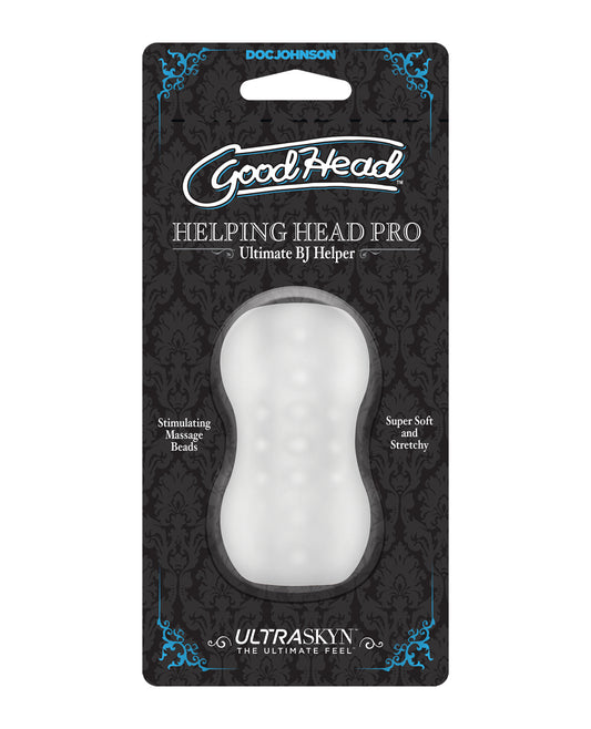 GoodHead GoodHead Helping Head Pro ULTRASKYN Stroker - Frost