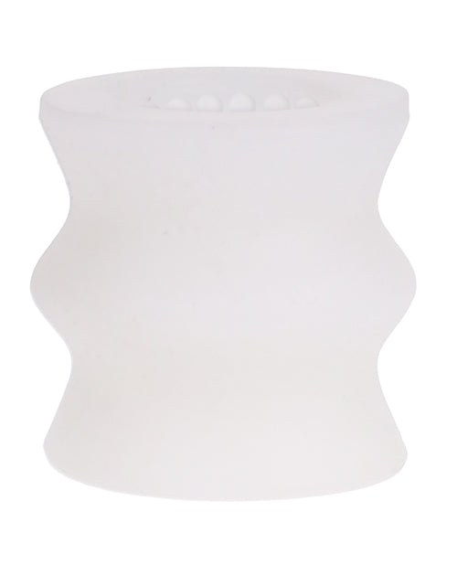 GoodHead Helping Head Silicone Stroker - Frost - Image 2