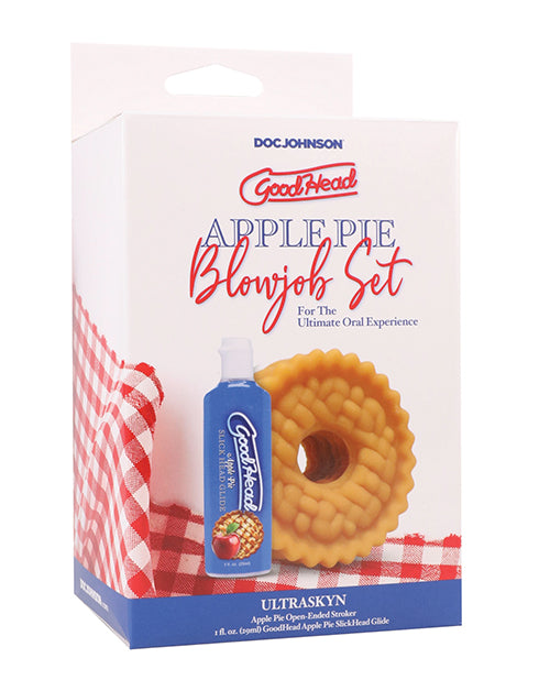 GoodHead GoodHead - Apple Pie Blowjob Set Includes Stroker &amp; Slick Head Glide - 1 oz Bottle Apple Pie