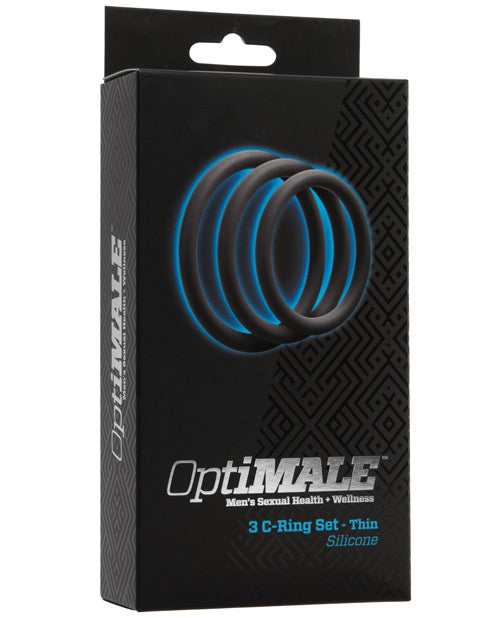 OptiMale OptiMale C Ring Kit Thin - Slate
