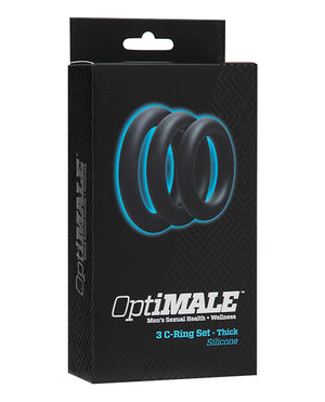 OptiMale OptiMale C Ring Kit Thick - Black