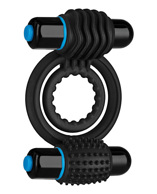 OptiMale OptiMale Vibrating Double C Ring - Black - Image 2
