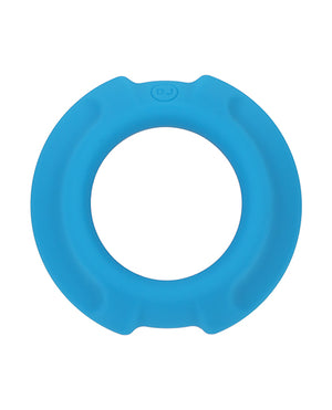 OptiMale OptiMale FlexiSteel Cock Ring - 35 mm Blue - Image 2