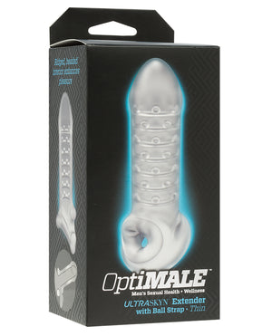 OptiMale OptiMale Extender w/Ball Strap Thin - Frost