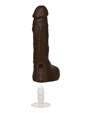 Bust It Bust It Squirting Realistic Cock w/1 oz Nut Butter - Black - Image 4