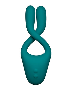 Tryst Tryst V2 Bendable Multi Zone Massager w/Remote - Teal - Image 3