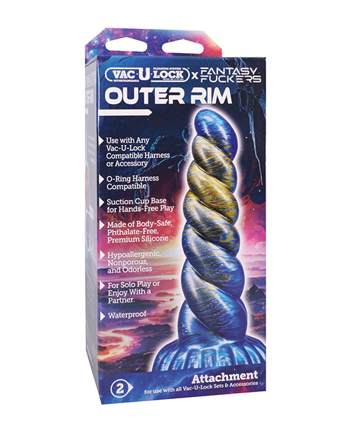 Vac-U-lock Vac-U-Lock x Fantasy Fuckers Outer Rim - Blue/Gold