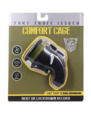 Fort Troff Fort Troff CUMfort Cage Chastity Cage - Black