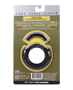 Fort Troff Fort Troff Pinch Zero Cock Ring - Black - Image 5