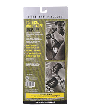 Fort Troff Fort Troff Tactical Wrist Cuffs - Black/Green - Image 5