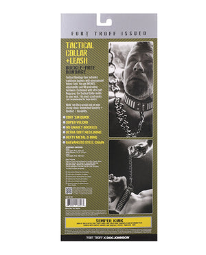 Fort Troff Fort Troff Tactical Collar &amp; Leash - Black/Green - Image 5