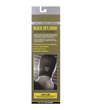Fort Troff Fort Troff Black Ops Hood - Regular, Black - Image 4