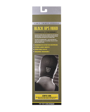 Fort Troff Fort Troff Black Ops Hood - Large, Black - Image 4