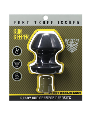 Fort Troff Fort Troff Kum Keeper Anal Plug - Large, Black - Image 3