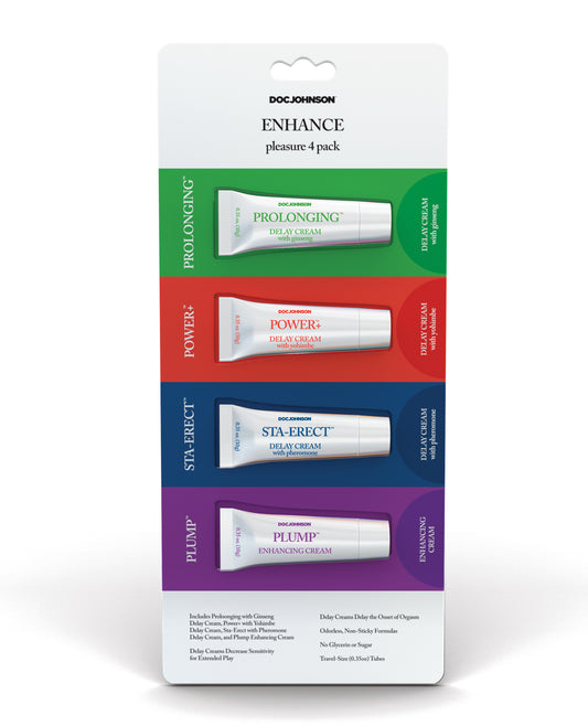 Doc Johnson NO ETA Enhance Pleasure - Asst. Pack of 4