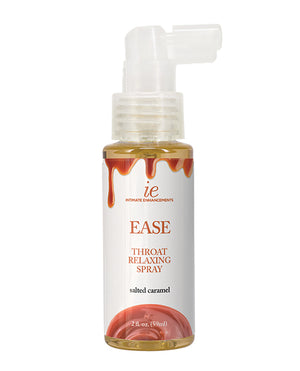 Intimate Enhancements Ease Throat Relaxing Spray - Salted Caramel 2 oz - Image 2