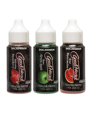 GoodHead GoodHead Tingle Drops Kit - Strawberry/Green Apple/Watermelon - Image 2