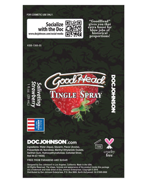GoodHead GoodHead Tingle Spray - Salivating Strawberry - Image 3
