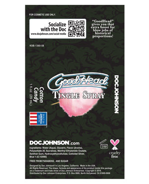 GoodHead GoodHead Tingle Spray - Cotton Candy - Image 3