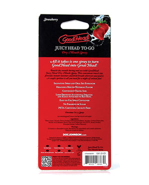 GoodHead GoodHead Juicy Head Dry Mouth Spray To Go - .30 oz Strawberry - Image 4